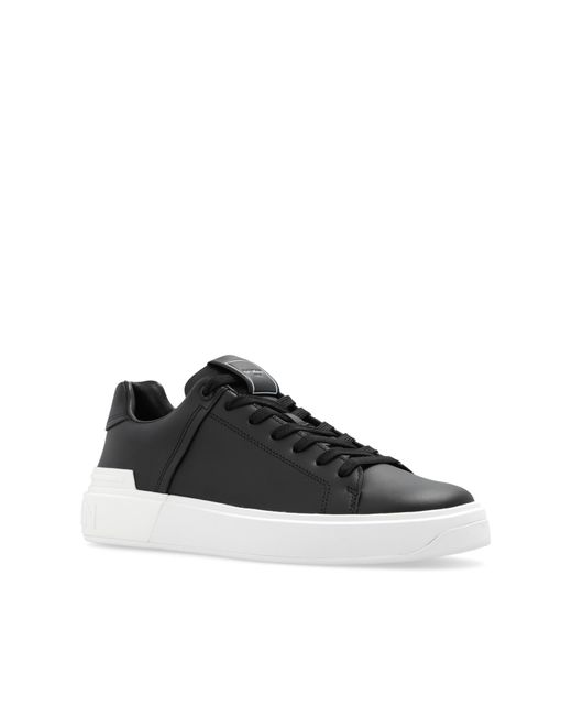 Balmain Black 'b-court' Sneakers,