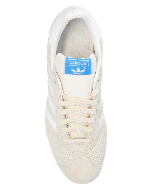 Adidas Originals White ‘Gazelle’ Sports Shoes for men