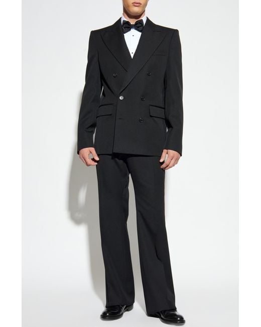 DSquared² Black Wool Suit for men