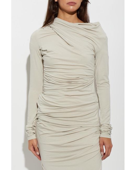 Entire studios Natural Draped Top