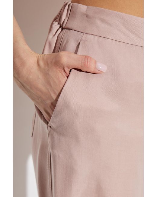 Paul Smith Pink Trousers With Pockets