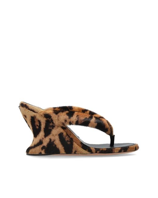 Balenciaga Brown 'Gaeta' Wedge Sandals