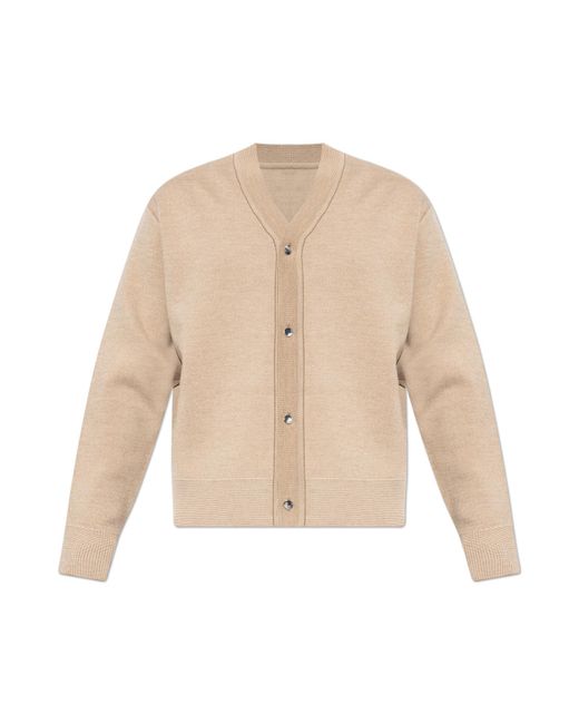 Jacquemus Natural Wool Cardigan for men