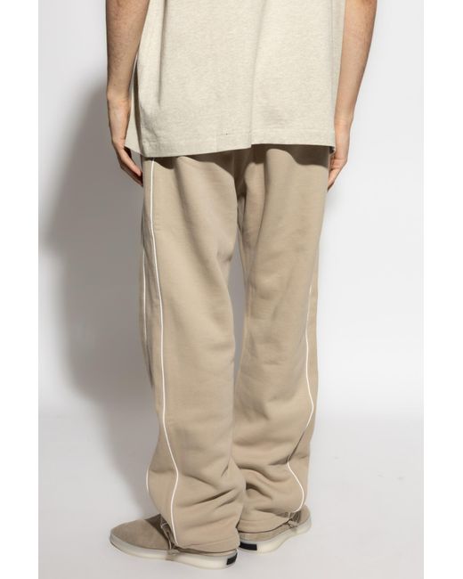 Fear Of God Natural Sweatpants With Side Stripes for men