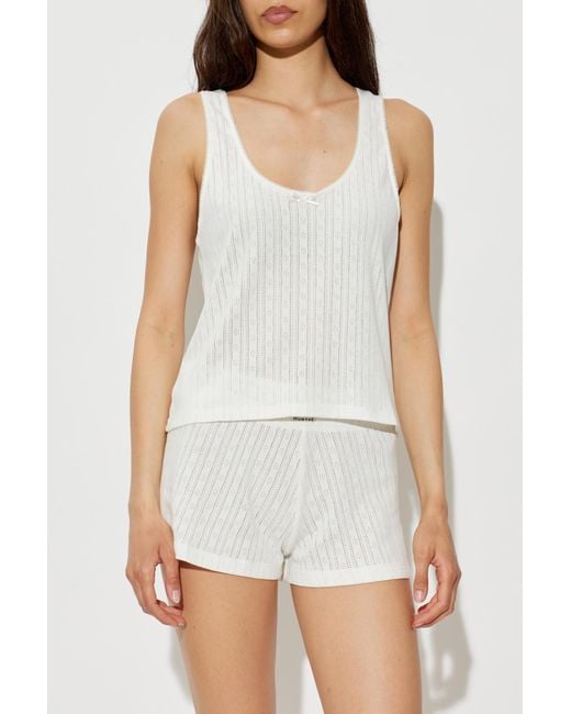 Munthe White Nanetta Top