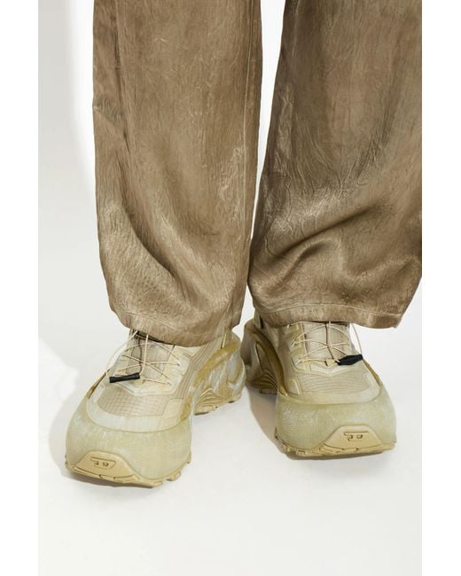 DIESEL Green 'D-Cage' Sports Shoes for men