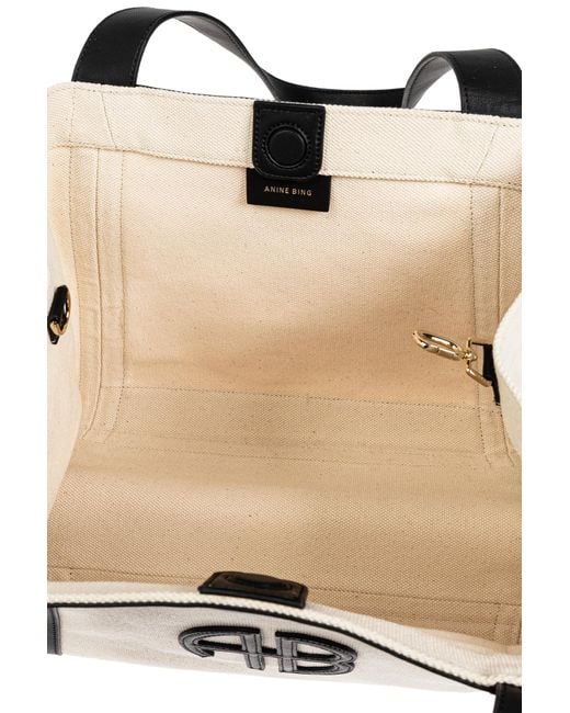 Anine Bing Black Cara Shopper Bag,