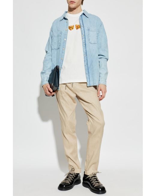 Paul Smith Blue Denim Shirt for men