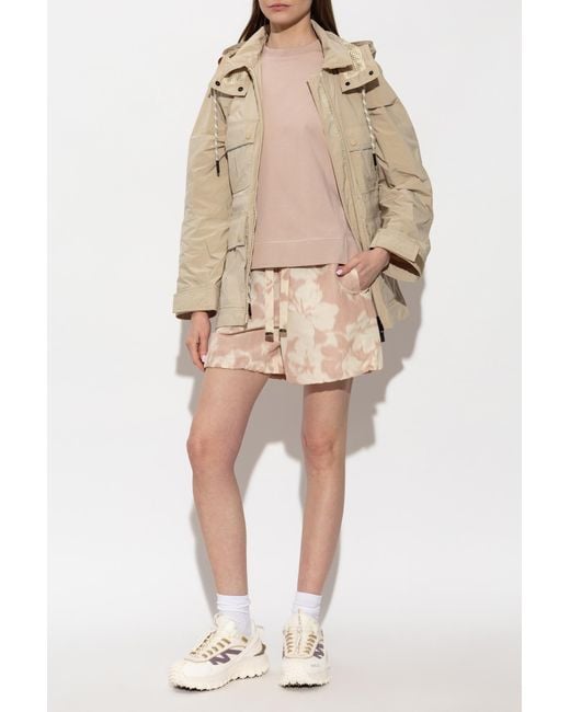 Moncler Natural Shorts With Pockets