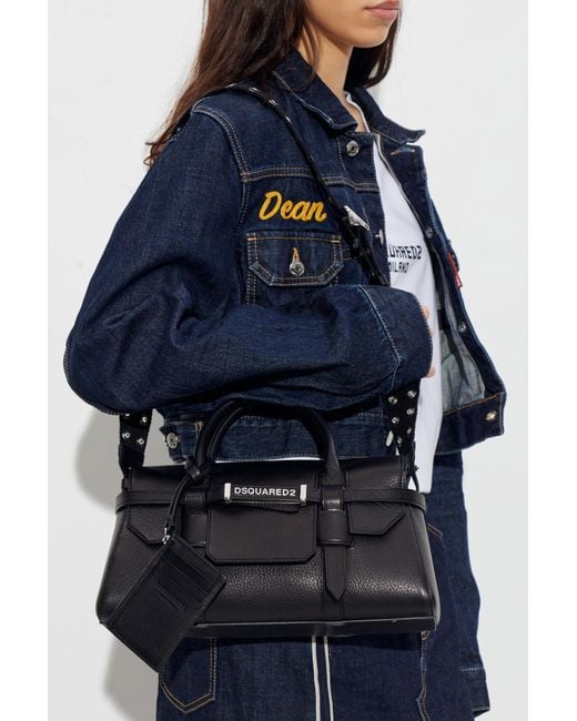DSquared² Black Suede Handbag