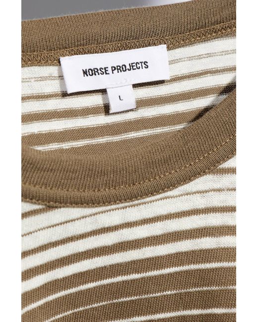 Norse Projects Natural T-Shirt 'Johannes' for men