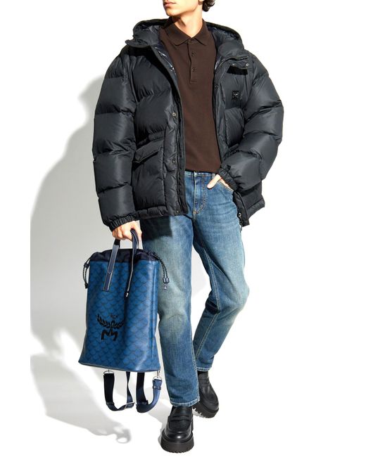 Dolce & Gabbana Black Hooded Jacket for men
