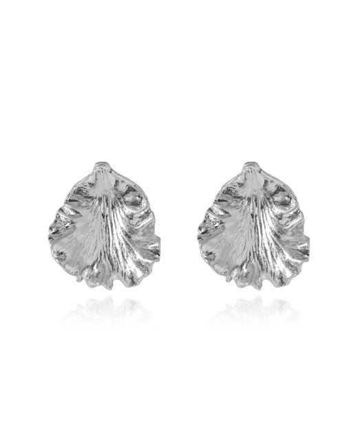 Cult Gaia Metallic 'Irisi Leaf' Earrings