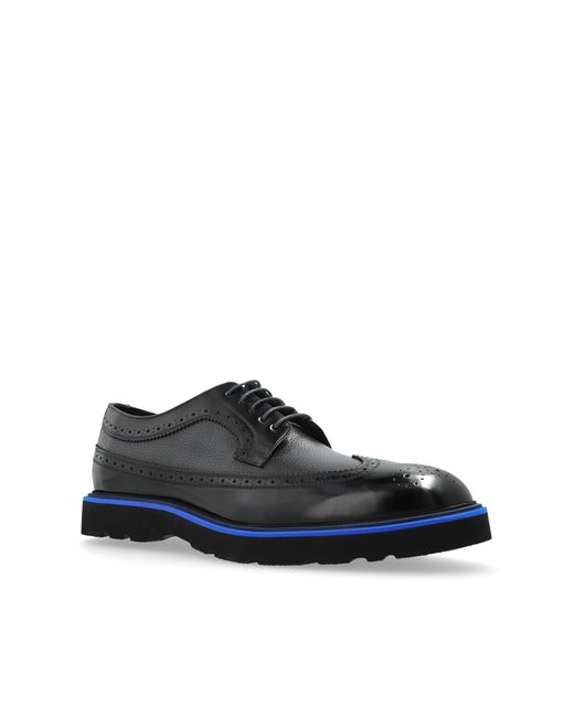 Paul Smith Black Leather Shoes for men
