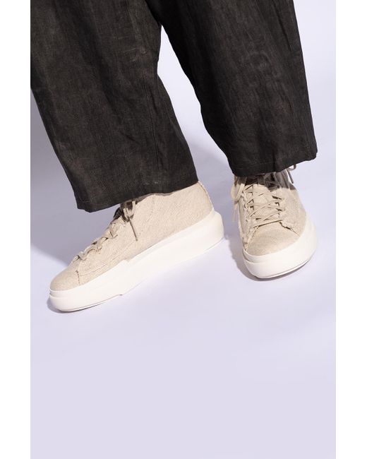 Y-3 Natural ‘Nizza Hi’ High-Top Sneakers for men