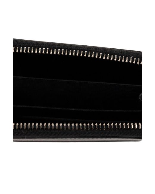 Dolce & Gabbana Black Leather Card Holder for men