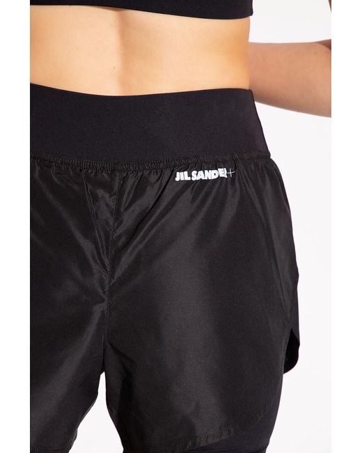 Jil Sander Black Training Shorts