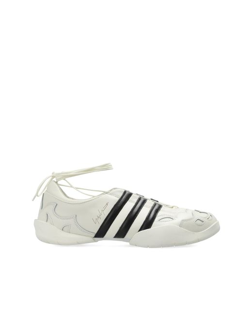 Y-3 White 'Regu Mary Jane' Sports Shoes for men