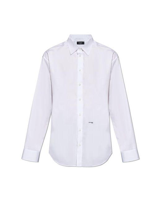 DSquared² White Shirt With Logo, for men