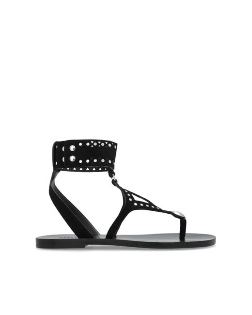【送料&関税込】Isabel Marant edil Sandals ISABEL MARANT Edil Sandals | Black | FARFETCH JO