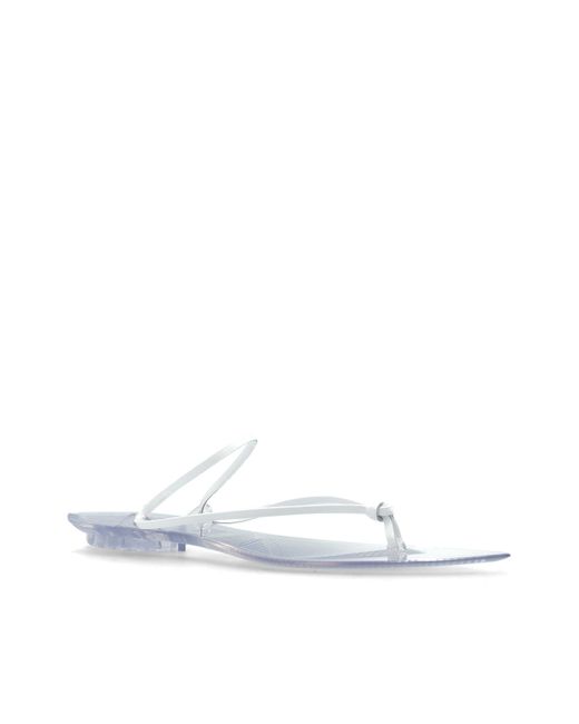 Alaïa White Flip-Flops