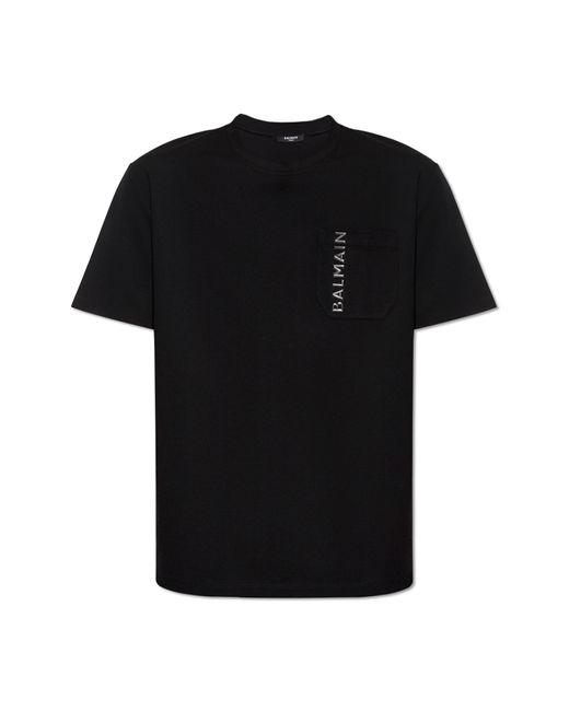 Balmain Black Oversize T-Shirt