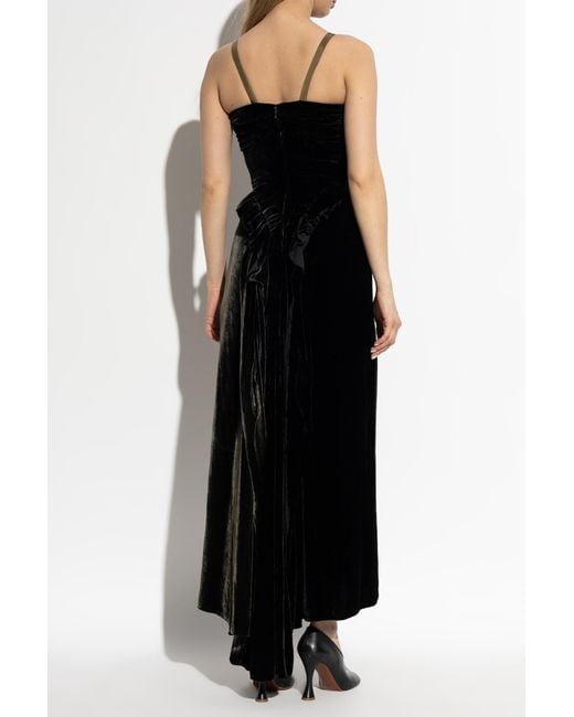 Maison Margiela Black Velvet Dress,