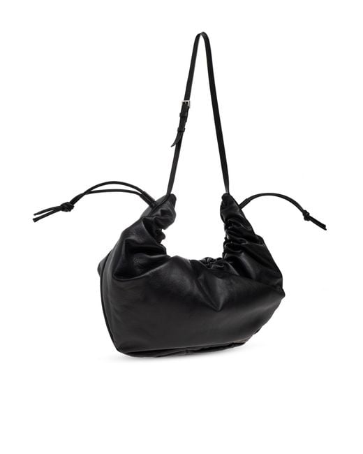 Marni Black Shoulder Bag 'Scrunchie Medium'