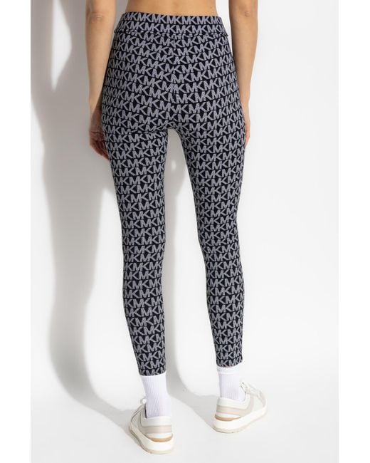 MICHAEL Michael Kors Blue Monogram Leggings