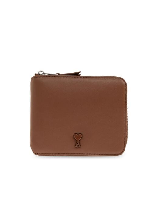 AMI Brown Leather Wallet