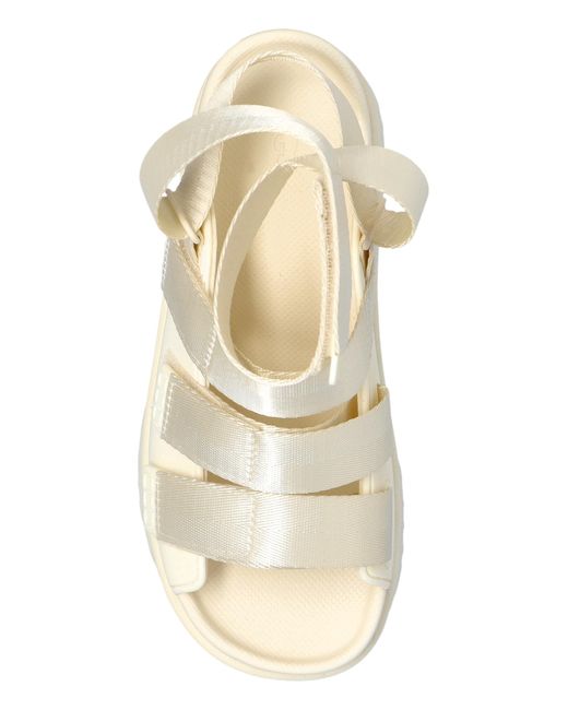 UGG ホワイト GOLDENRISE UGG Goldenrise Platform Sandals in White | Lyst