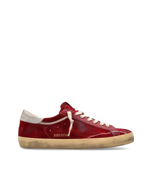 Golden Goose Deluxe Brand Red 'Super-Star Skate' Sports Shoes for men