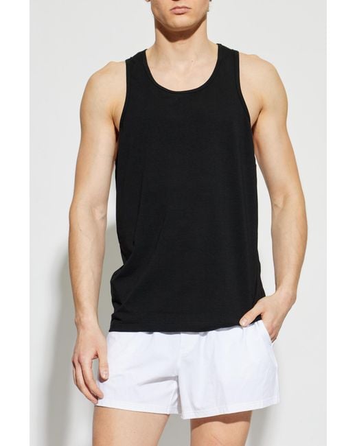 DSquared² Black Sleeveless Lingerie Top for men