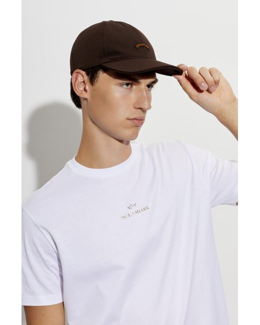 Paul & Shark Brown Baseball Cap for men