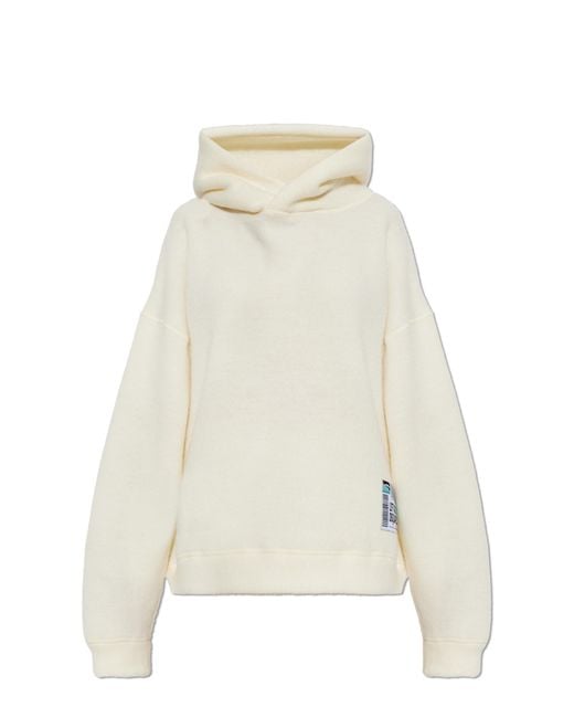 DSquared² White Wool Hoodie
