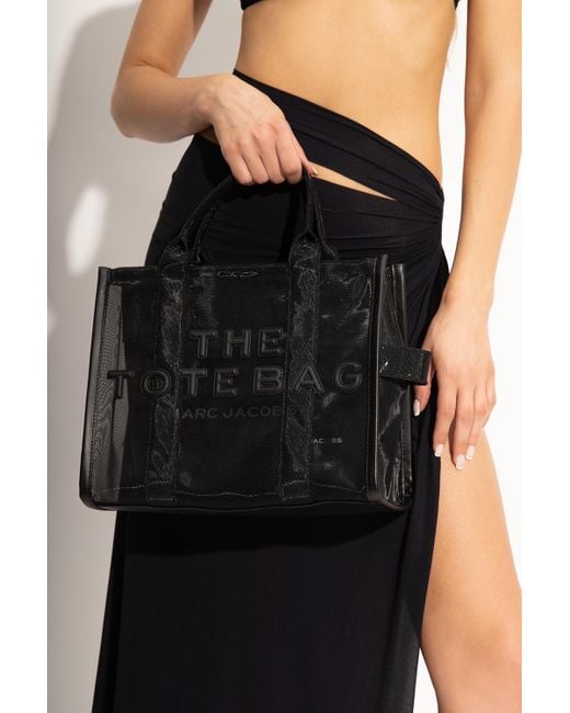 Marc Jacobs Black 'the Mesh Tote Medium' Shopper Bag,