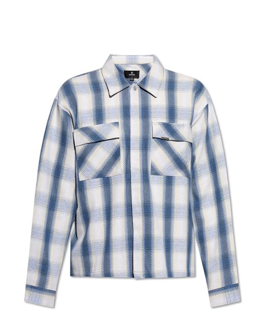 Represent Blue Shirt Season Flannel for men
