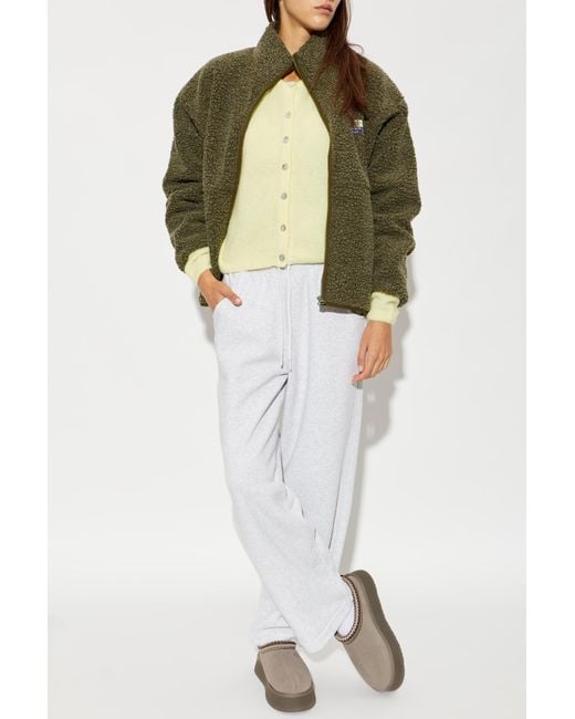 American Vintage Green Fleece With Turtleneck