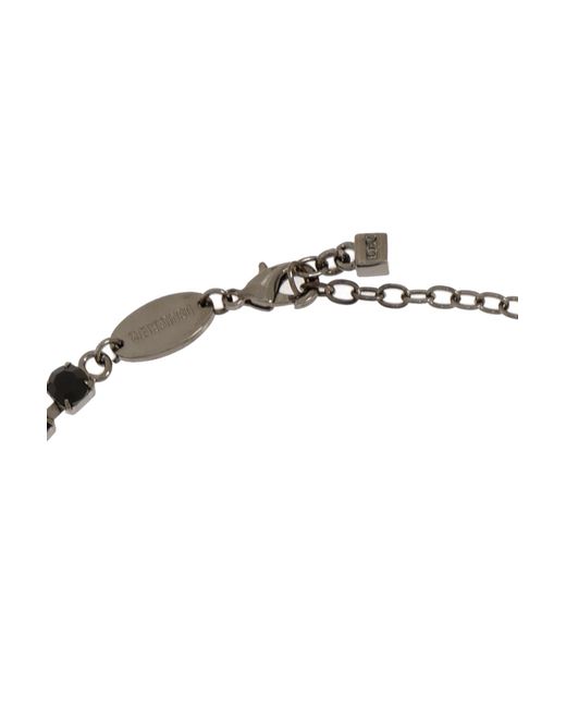 DSquared² Black Brass Badge for men
