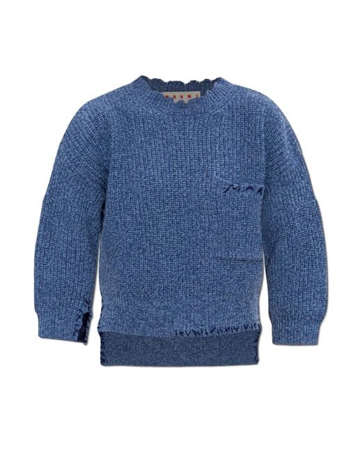 Marni Blue Wool Sweater