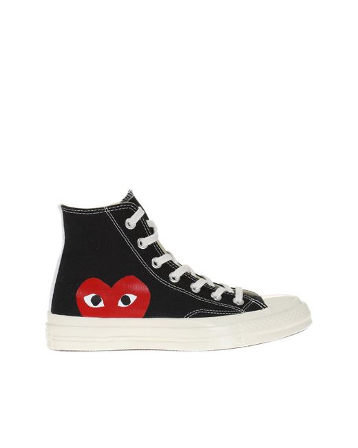 converse comme des garcons black