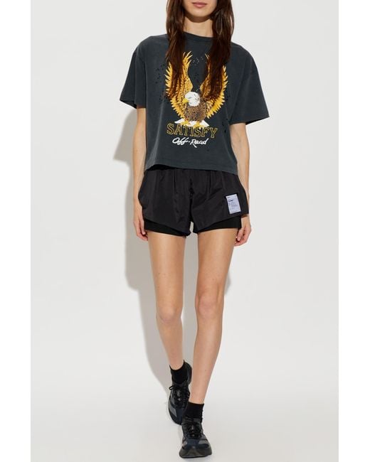 Satisfy Black 'Techsilk 3' Shorts