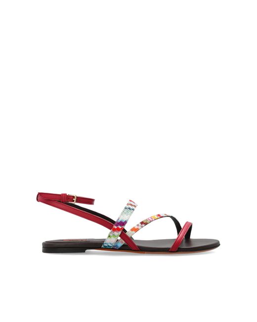 Missoni Black Sandals With Lurex Thread