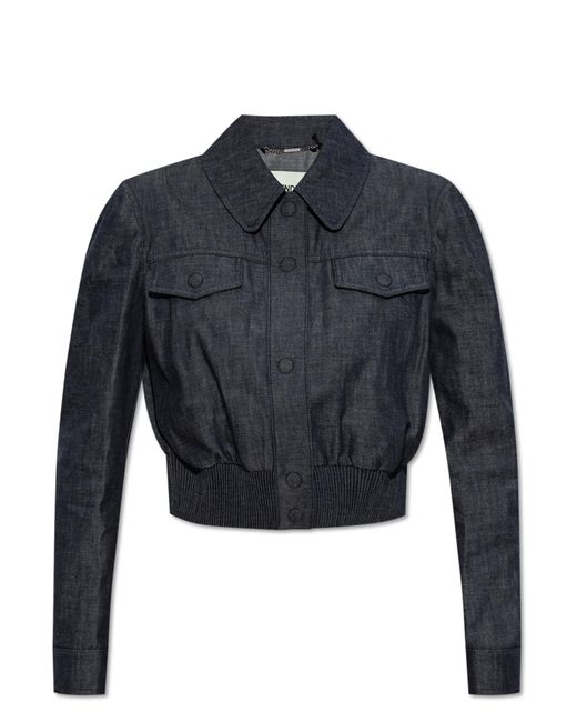 Fendi Blue Short Denim Jacket