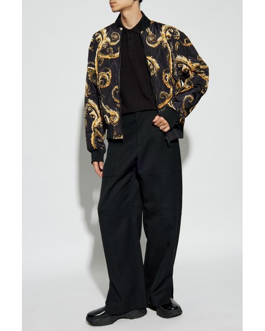 Versace Jeans Couture Black Reversible Jacket for men