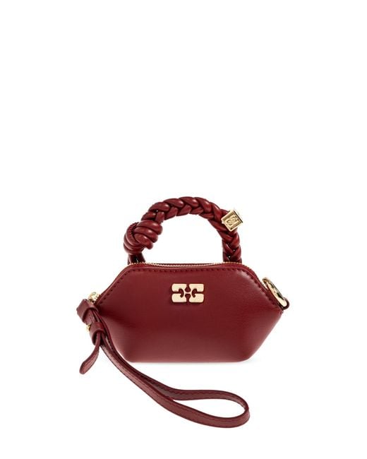 Ganni Pink Waist Bag With Logo