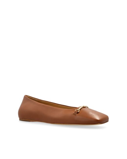 MICHAEL Michael Kors Natural Ballet Flats Lena