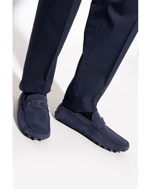 Tod's Blue Loafers Shoes for men