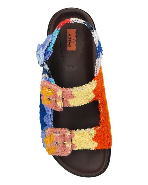 Missoni Blue Patterned Sandals