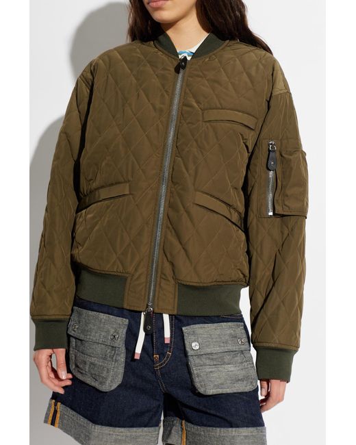 DSquared² Green Insulated 'Bomber' Jacket